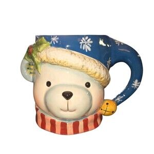 Certified Int'l VTG Susan Winget 'Tis the Season Polar Bear 20oz Christmas Mug